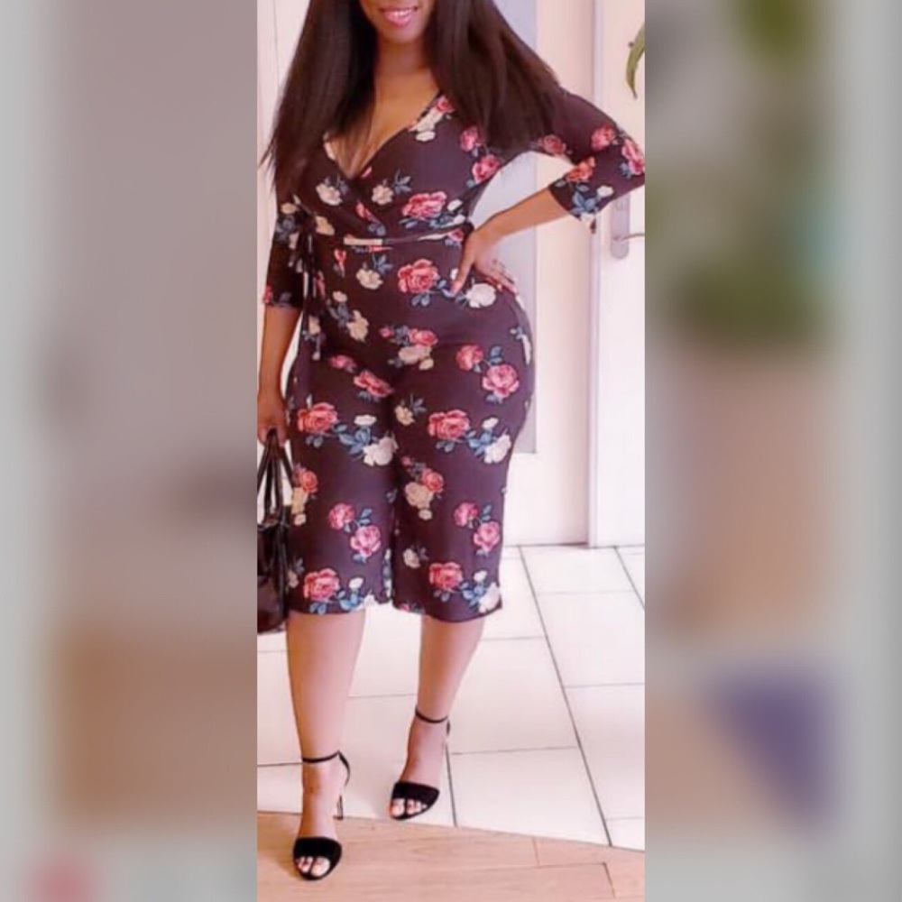 Floral jumpsuit
